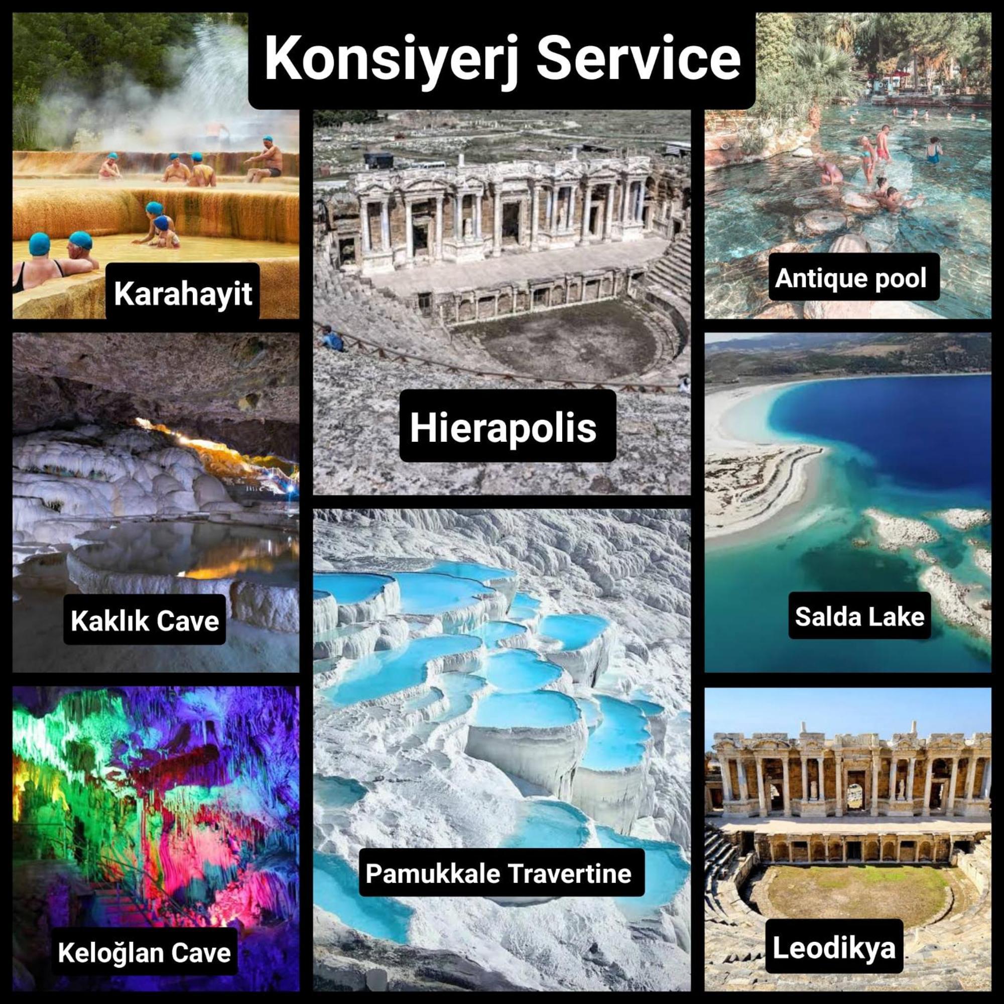 Apollon Garden Pamukkale Hotel เดนิซลี ภายนอก รูปภาพ
